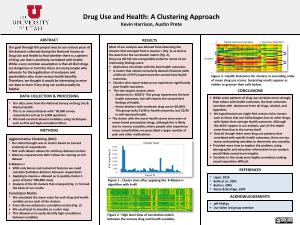   Drug Use and Health: A Clustering Approach  