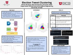   Finding Relation Between Clusters of Election Tweets  