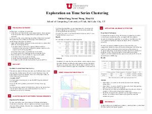   Exploration on Time Series Clustering  