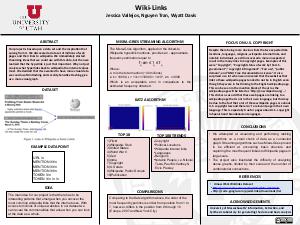   Wikilinks: an analysis on what wikipedia pages matter most.  